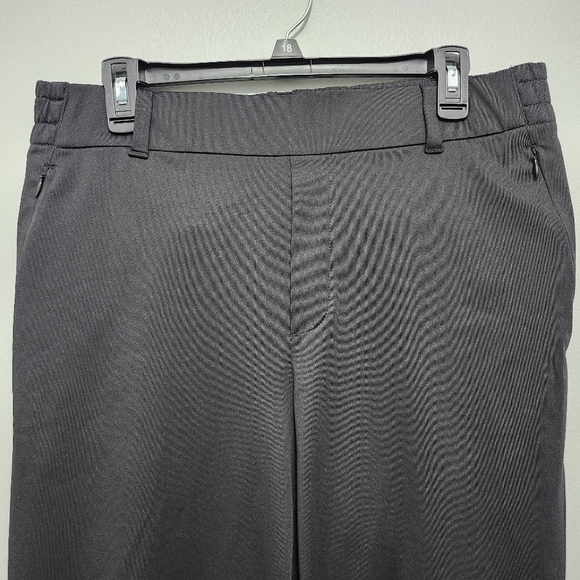 Lands end women's Pull-On wide legs pants size M (10-12) black with pock… - Picture 2 of 6